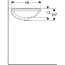 Раковина GEBERIT VARIFORM 500.758.01.2 61 см